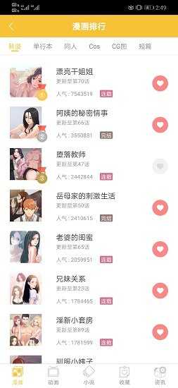 谜妹漫画排行